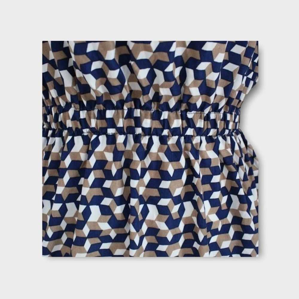 Feathers Feathers | Geometric Navy Blue Print Sle… - image 7