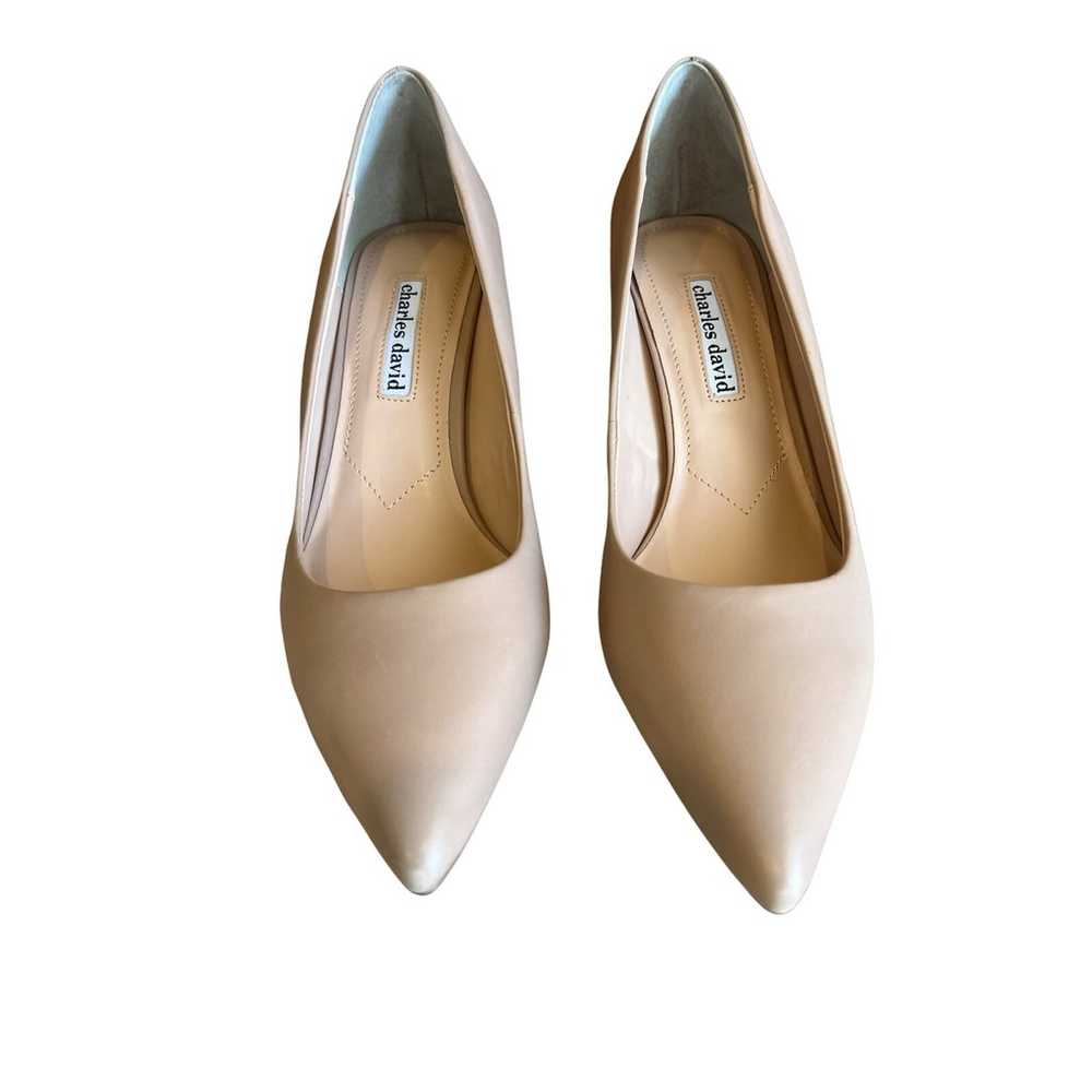 Charles David classic nude heels 8.5 - image 3