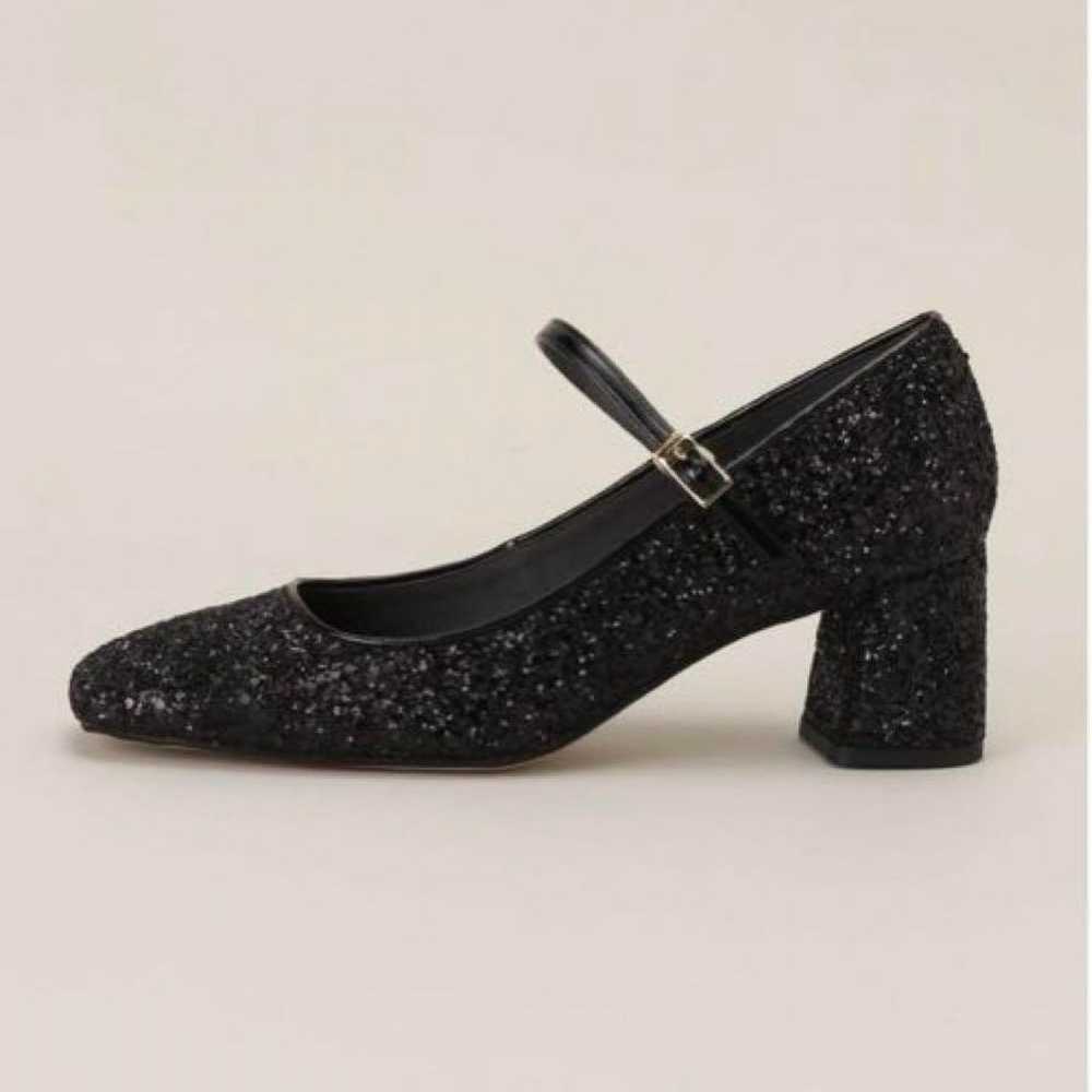 LE TALON 5.5cm Square Glitter Pumps - image 5