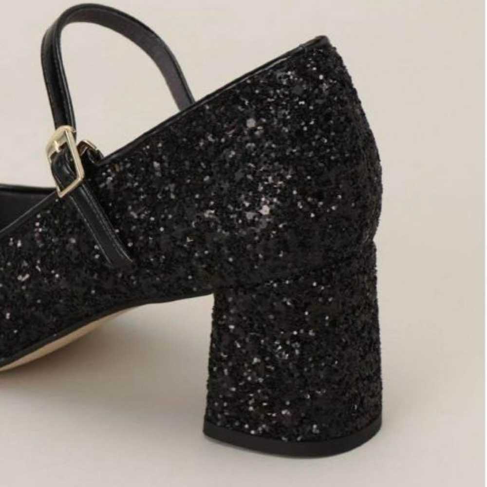 LE TALON 5.5cm Square Glitter Pumps - image 8