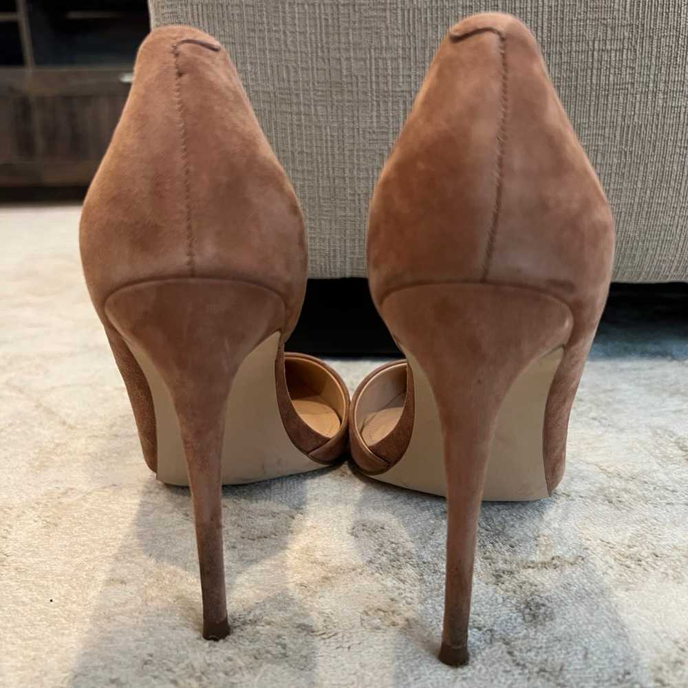 Aqua Brown Suede Heels - image 10