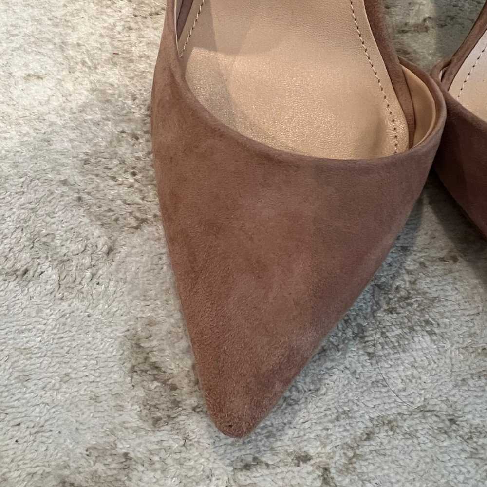 Aqua Brown Suede Heels - image 3