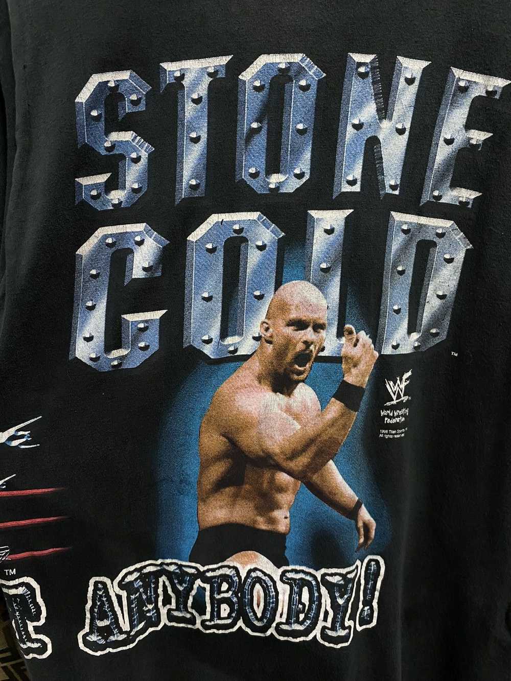 Vintage × Wcw/Nwo × Wwf 90’s Vintage Stone Cold W… - image 7