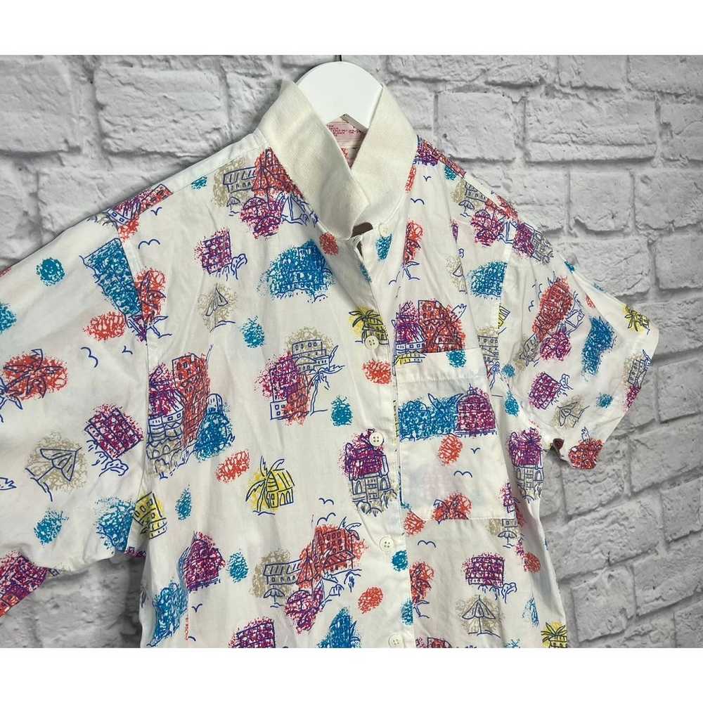 Vintage Carriage Court Sport Womens Blouse Hawaii… - image 3