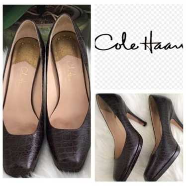 Cole Haan Brown Leather Pumps Size 8 - image 1