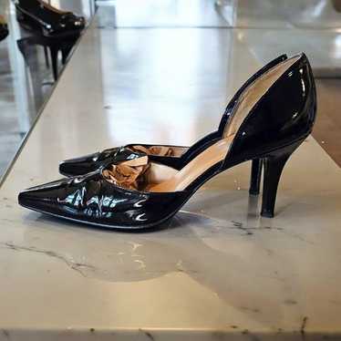 STUART WEITZMAN Black Patent Leather Pump Heels S… - image 1