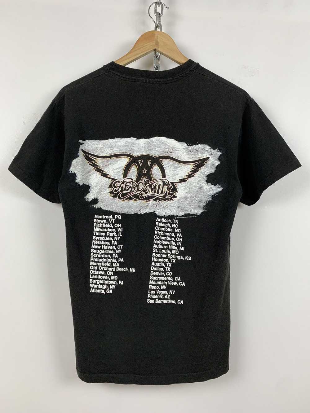 Band Tees × Tour Tee × Vintage 1993 Vintage Aeros… - image 3