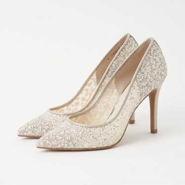 Diana Sparkling Glitter 7cm Heeled Pumps - image 1