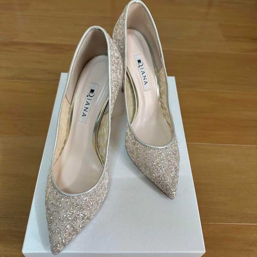 Diana Sparkling Glitter 7cm Heeled Pumps - image 2