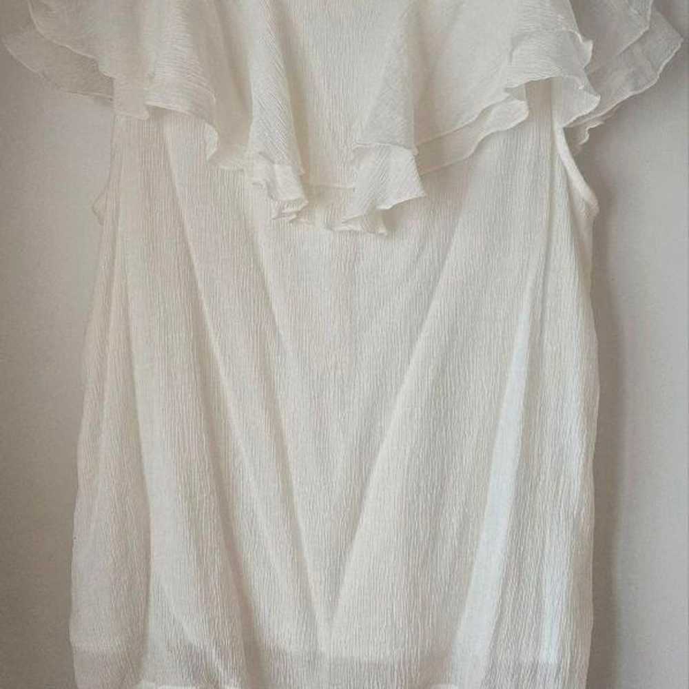 INGNI Frill-Trimmed Sleeveless Shirt - image 2