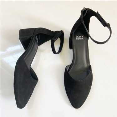 Eileen Fisher Tumbled Nubuck Pump size 8