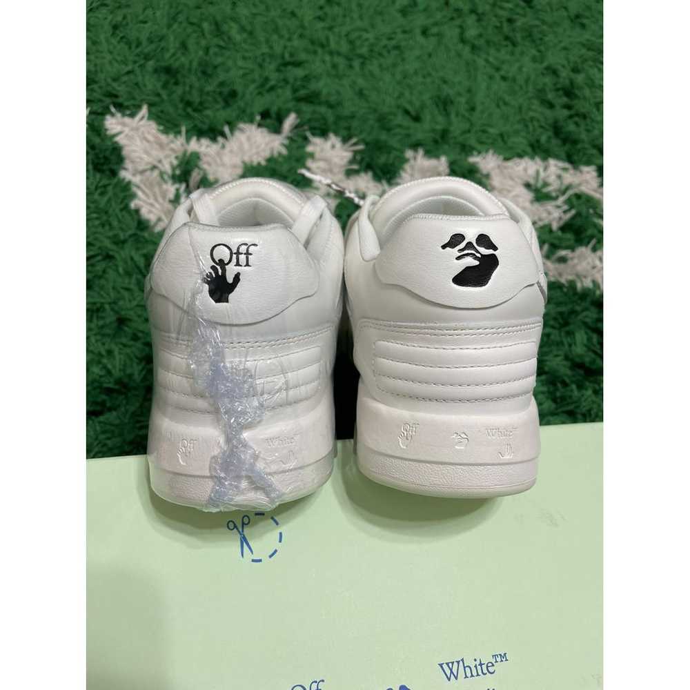 Off-White Leather low trainers - image 3