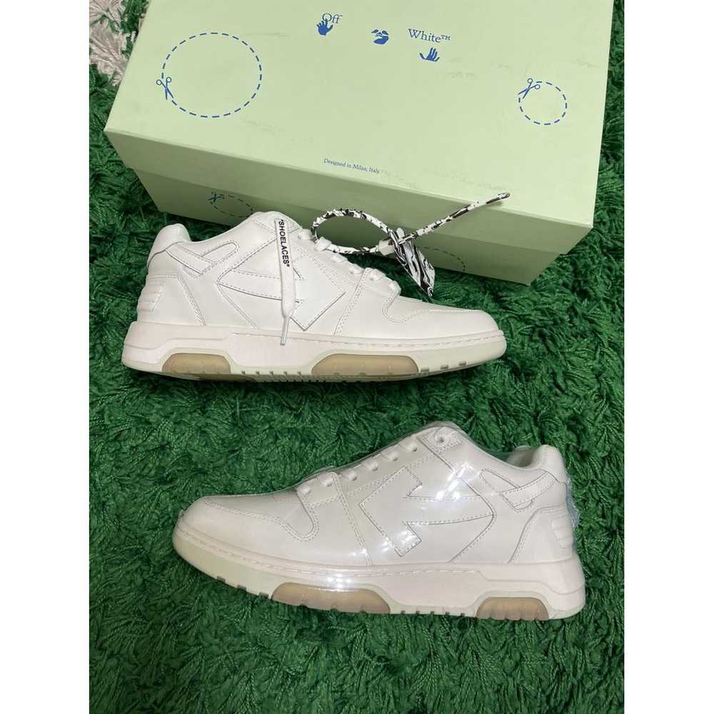 Off-White Leather low trainers - image 7