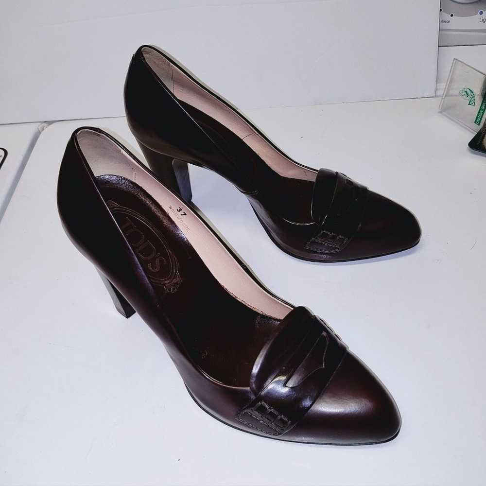 Tod's pumps, CHOCOLATE brown, gorgeous size 37 (6… - image 5