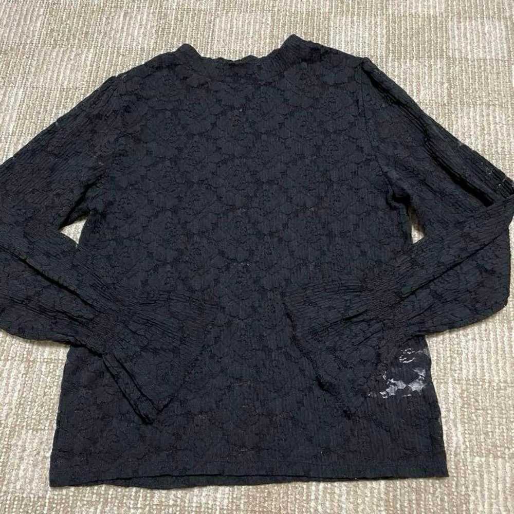 1166【L】Laurie's Farm Tops Lace Flower Long Sleeve… - image 6