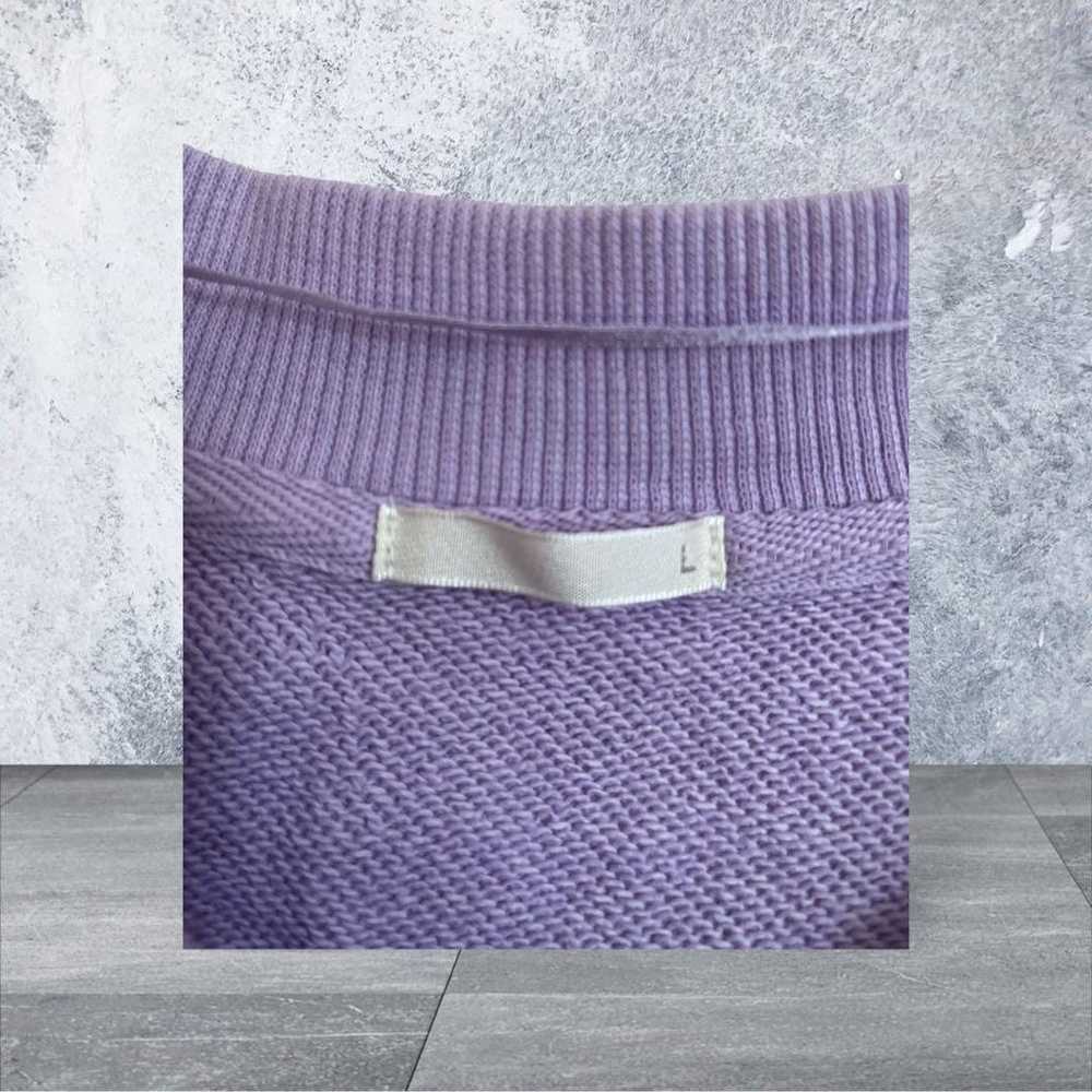 [GU] Loose Fit/V-Neck Sweat Pullover/Pale Purple/… - image 3