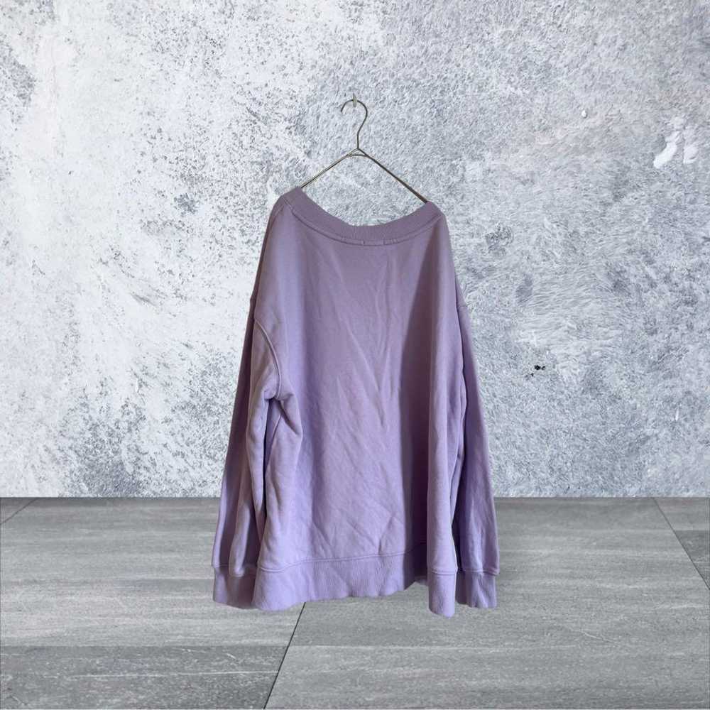 [GU] Loose Fit/V-Neck Sweat Pullover/Pale Purple/… - image 4