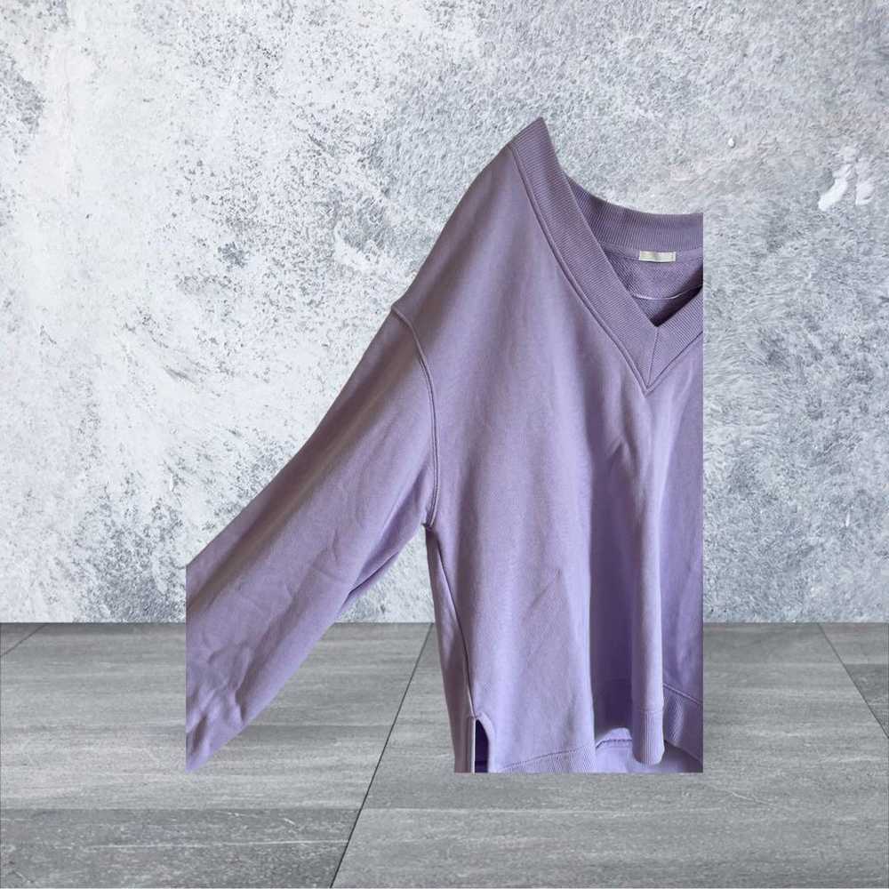 [GU] Loose Fit/V-Neck Sweat Pullover/Pale Purple/… - image 5