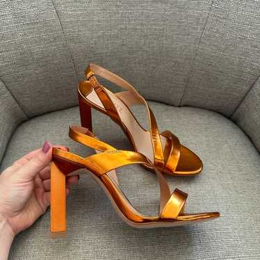 NWOT: Schutz Kelly Leather Slingback Heels - image 1