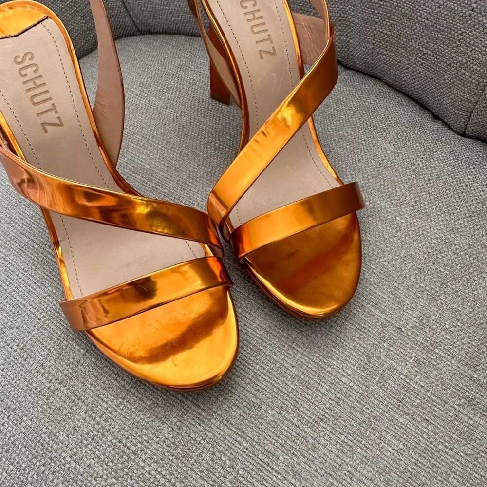 NWOT: Schutz Kelly Leather Slingback Heels - image 2