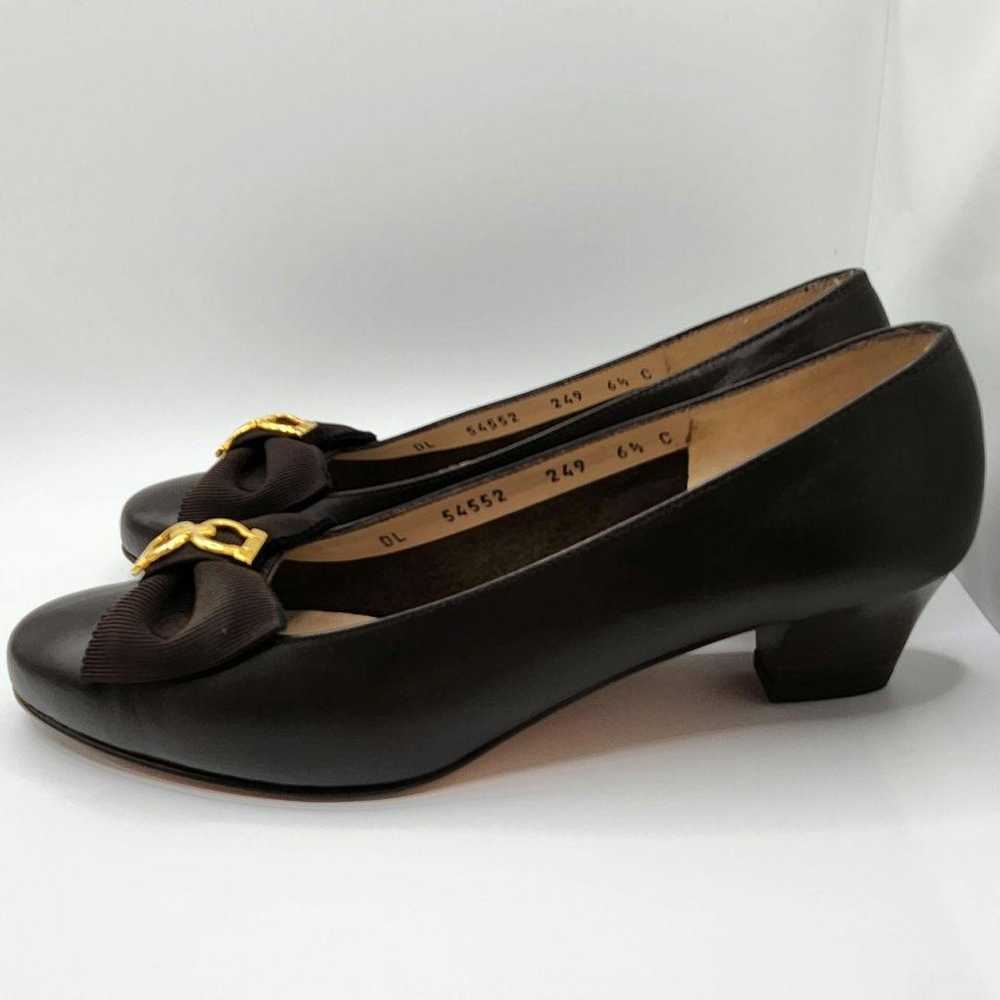 This is a pair of pumps from Salvatore Ferragamo … - image 2