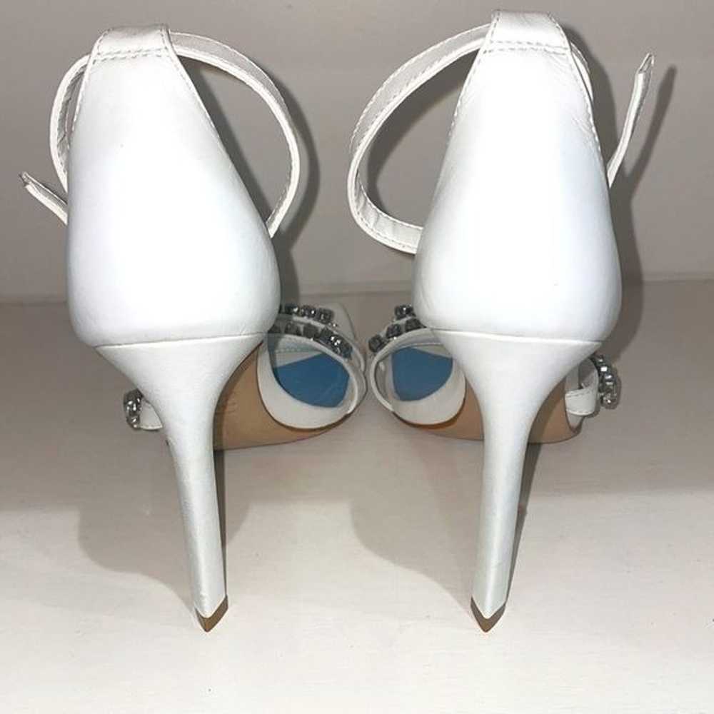 Shutz Lindsey Nappa Rhinestone Heels NEW Size 8 - image 3