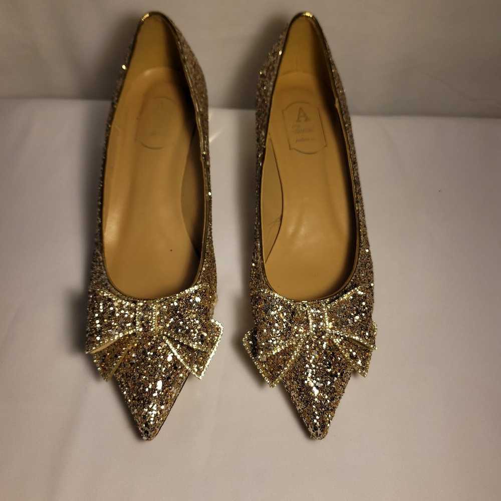 Pumps Party Elegant Glitter Bowtie Shoes - image 2