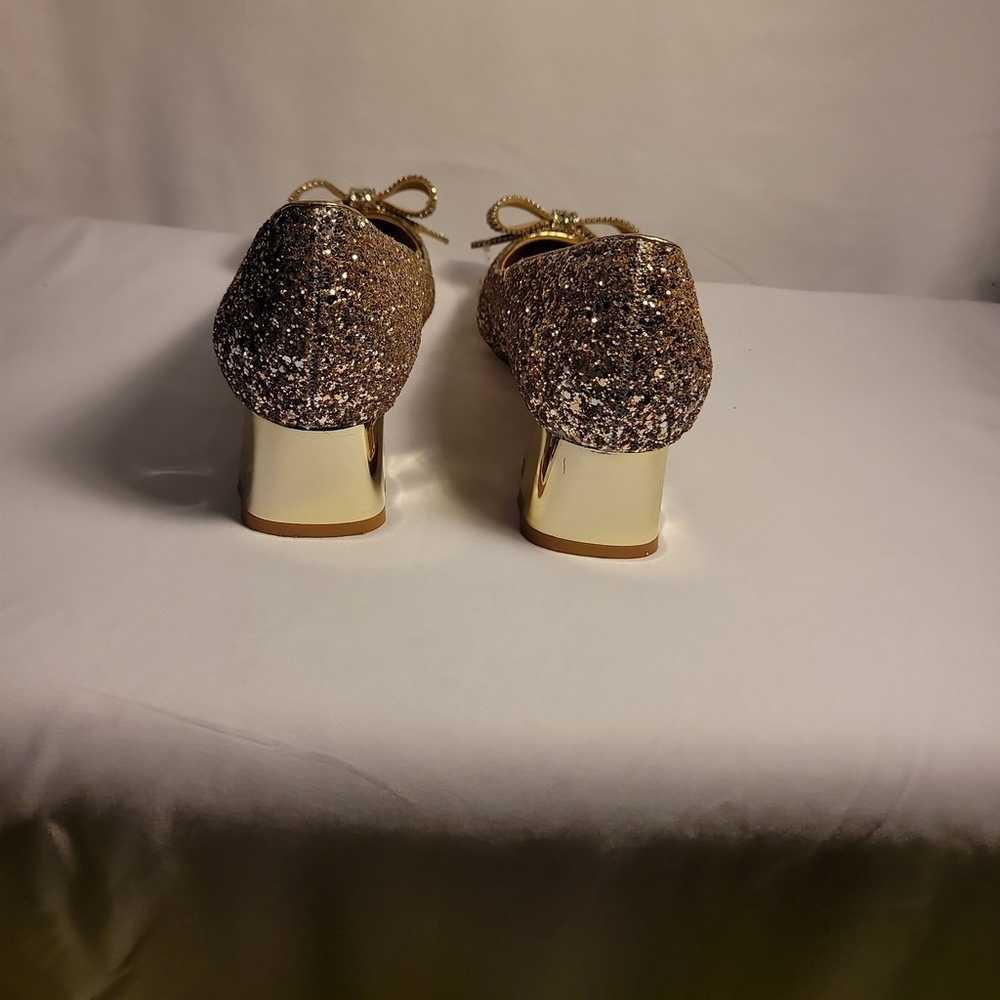 Pumps Party Elegant Glitter Bowtie Shoes - image 5