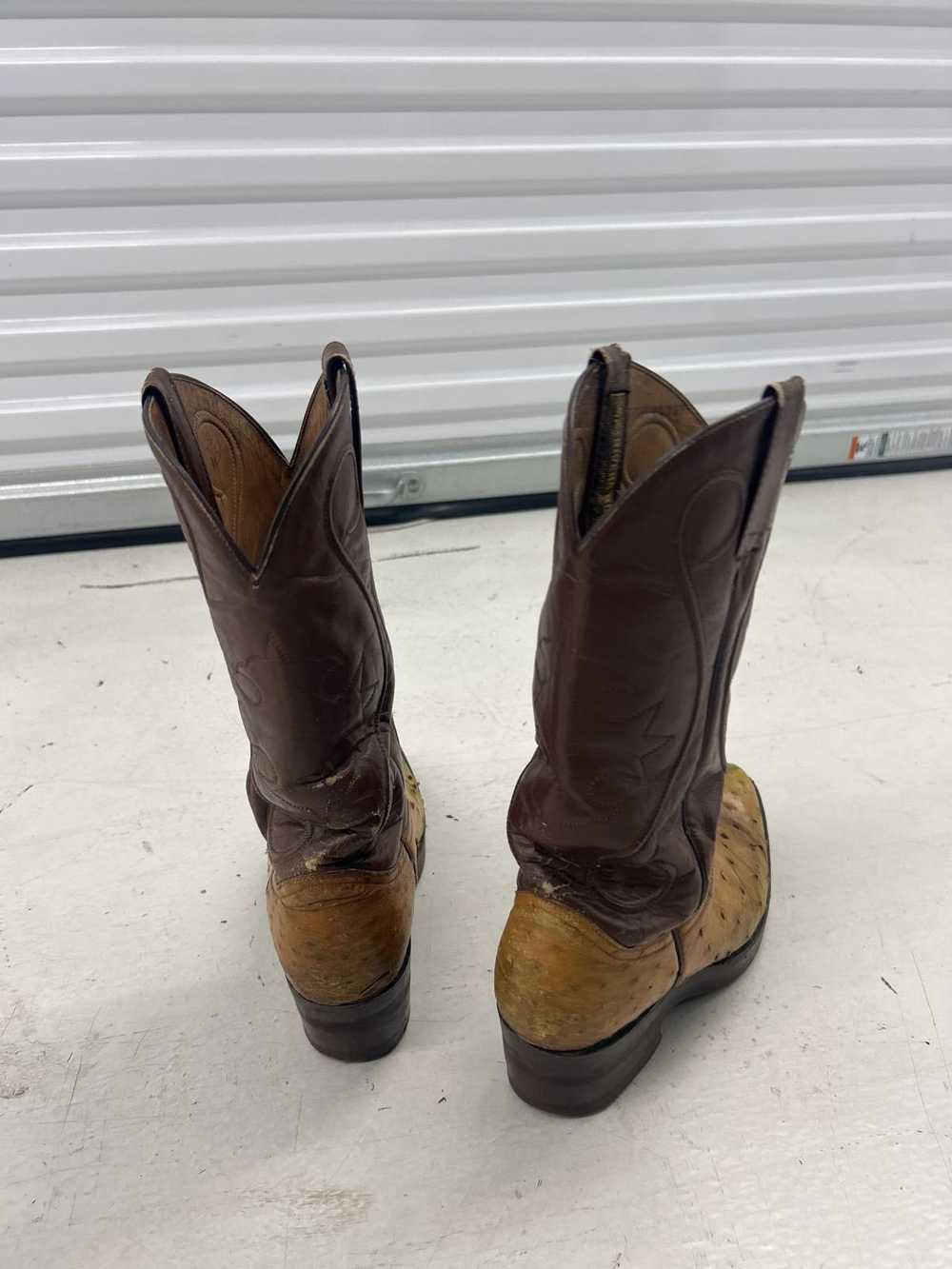 Designer Vintage Cowboy Boots - Unique Yellow & B… - image 5