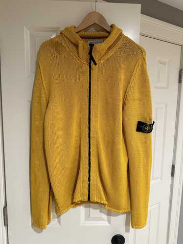 Stone Island Stone Island Hooded Knit Zip Cardigan