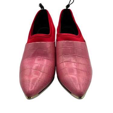 Cole Haan Rodarte Grand Heels Shoes Red Pink Leath