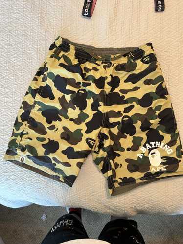 Bape 1st Camo College Reversible Shorts - image 1