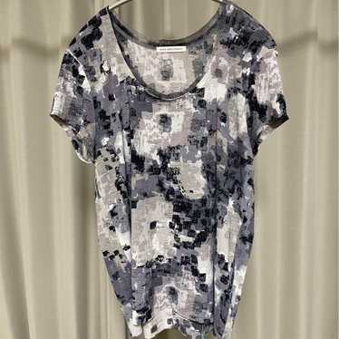 All-over print short-sleeve pullover vintage all-… - image 1