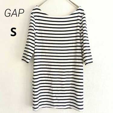 GAP Gap S Back-Open Striped T-Shirt Soft - image 1