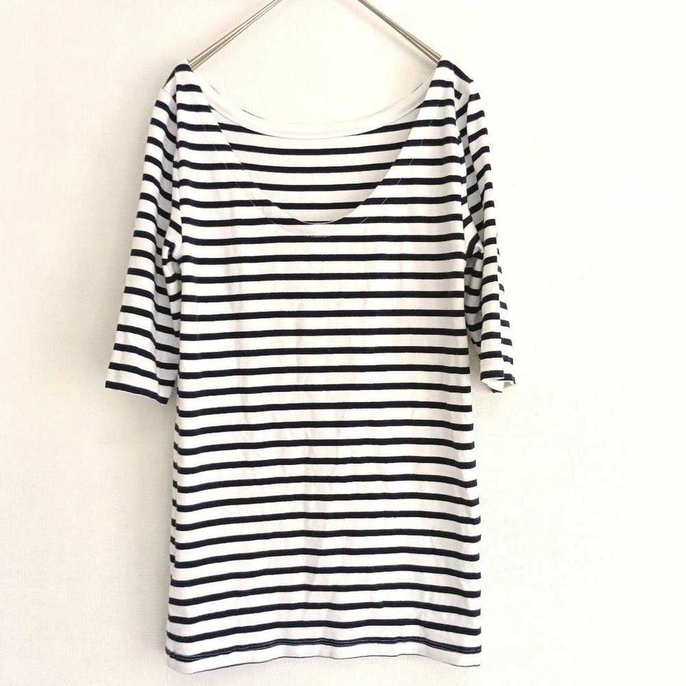 GAP Gap S Back-Open Striped T-Shirt Soft - image 5