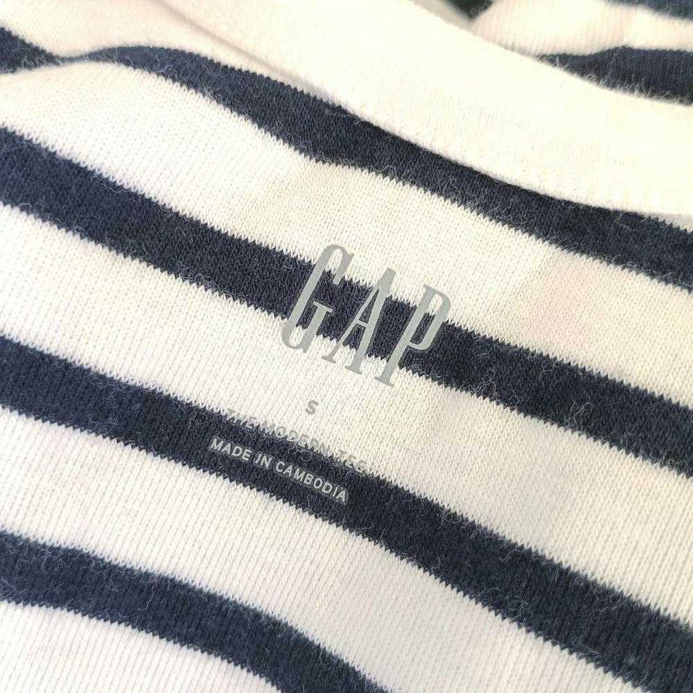 GAP Gap S Back-Open Striped T-Shirt Soft - image 9