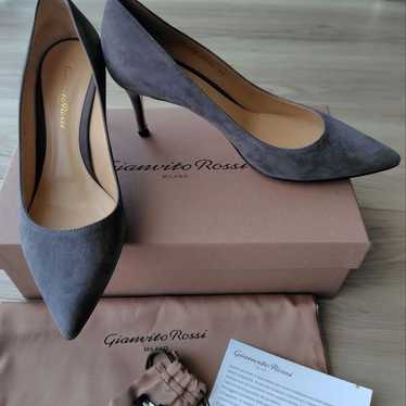 Gianvito Rossi Suede Pumps 38 - image 1