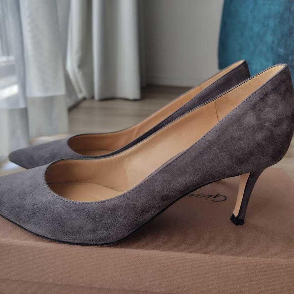 Gianvito Rossi Suede Pumps 38 - image 5