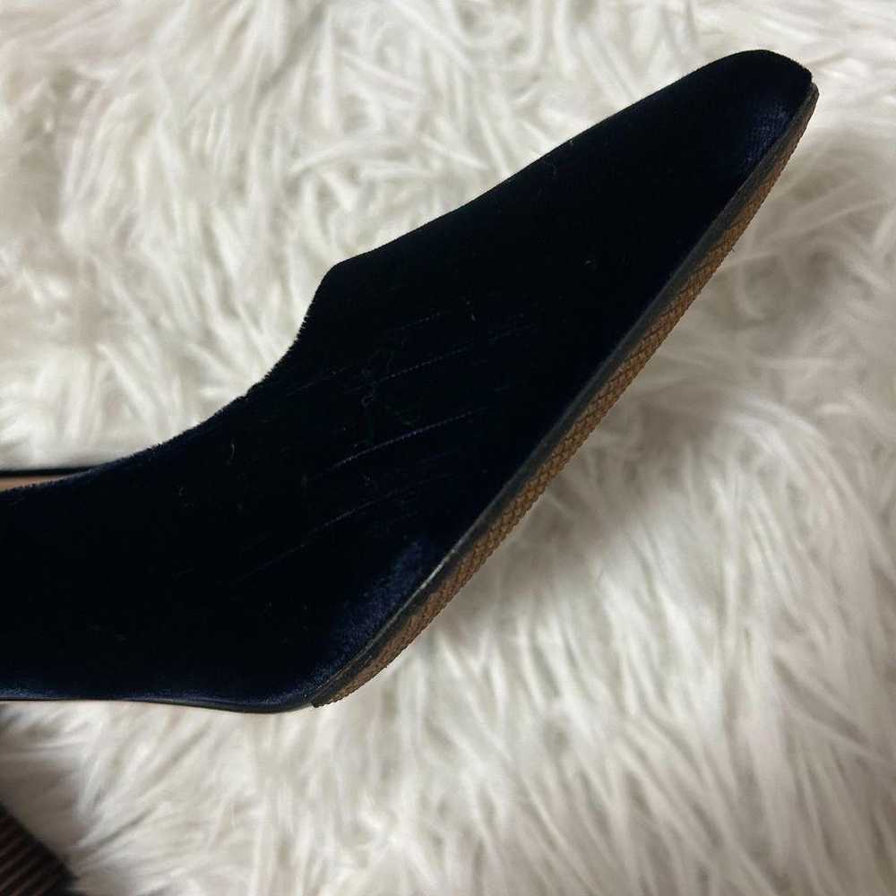 PELLICO Velvet Pumps 36.5 Pointed Toe - image 10