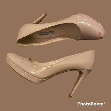 PRADA Nude Patent Leather Shoes - Irregular