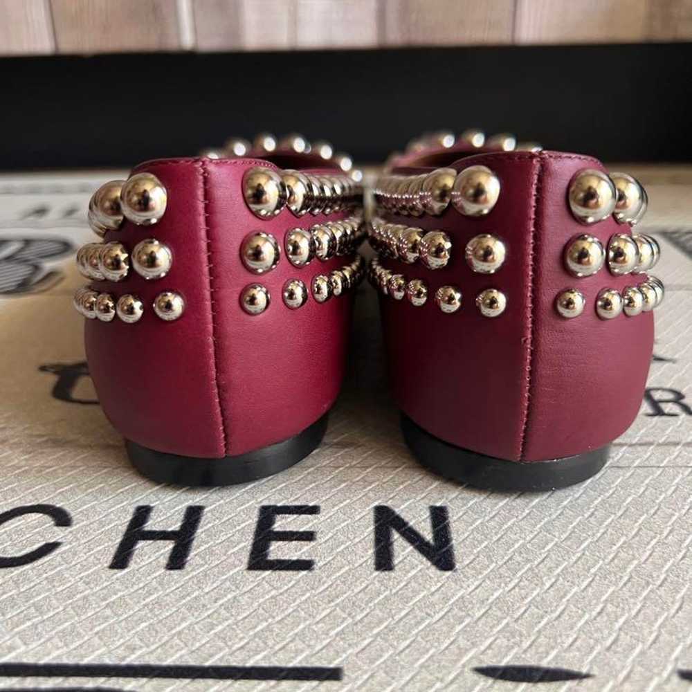 RED VALENTINO Ball Studs Flat Pumps Leather Excel… - image 5