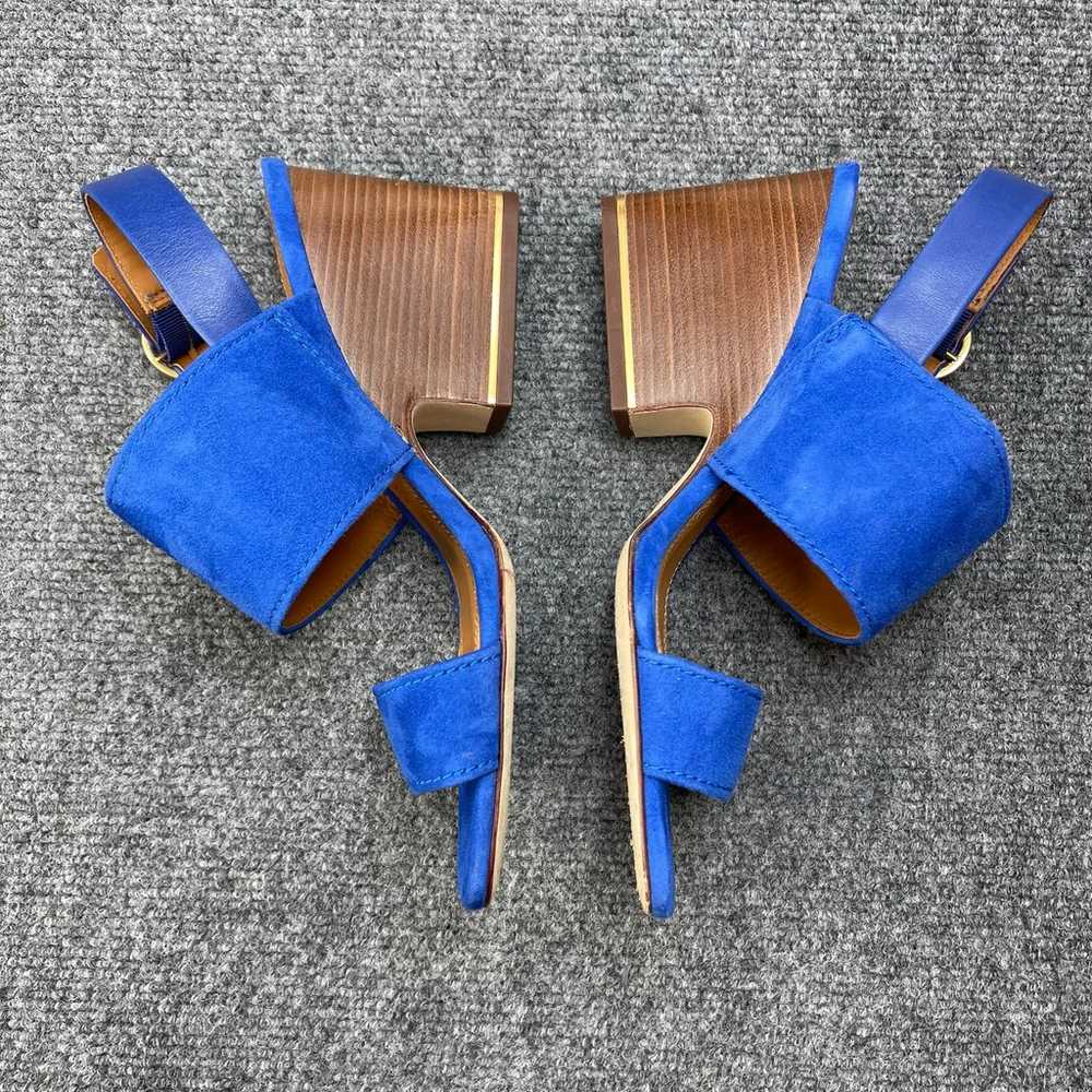 Tory Burch Selby Block Heel Sandal Nautical Blue … - image 4