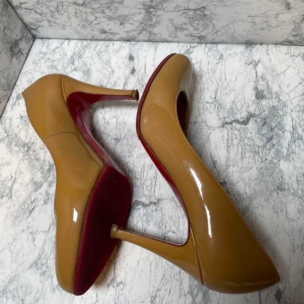 Christian Louboutin Paris Beige High Heels - image 10