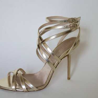 Burberry gold heels