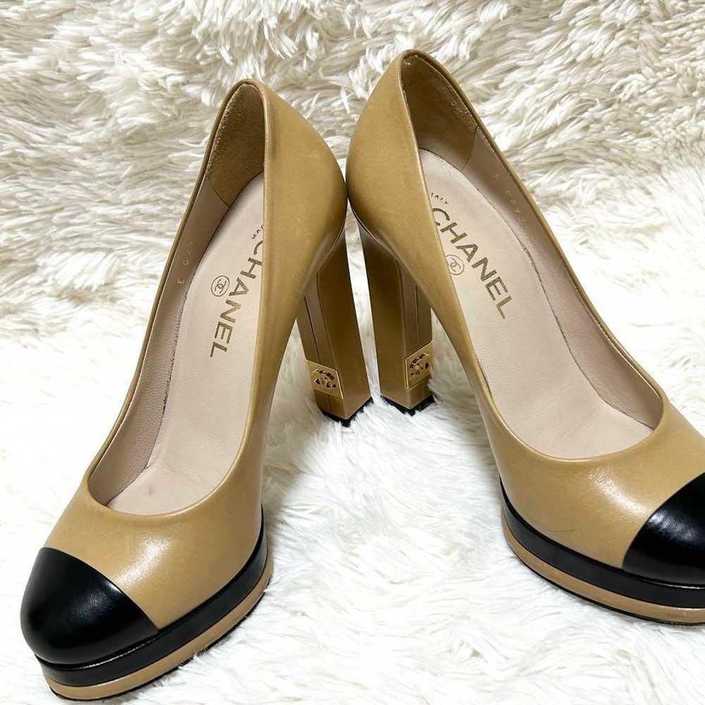 【Luxury】CHANEL Coco Mark Pumps High Heels Size 37… - image 12