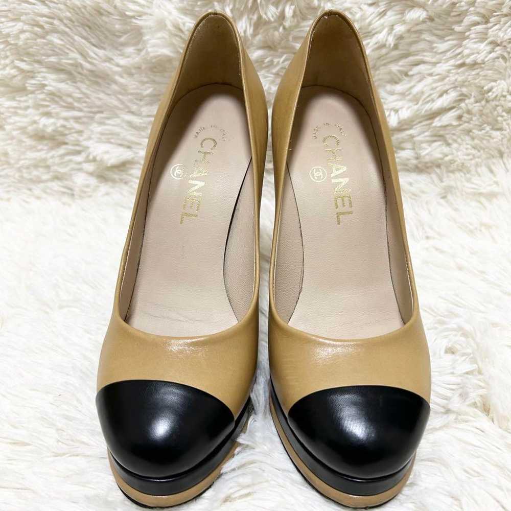 【Luxury】CHANEL Coco Mark Pumps High Heels Size 37… - image 3