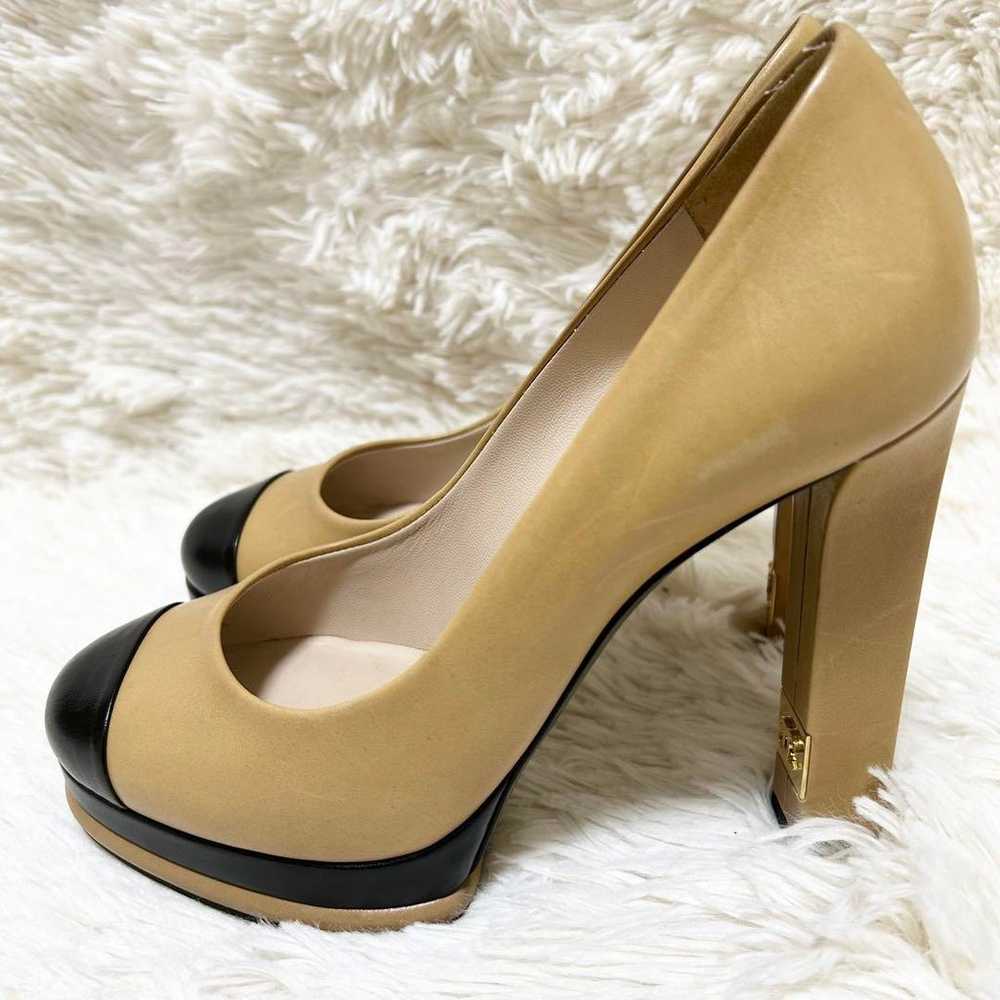 【Luxury】CHANEL Coco Mark Pumps High Heels Size 37… - image 4