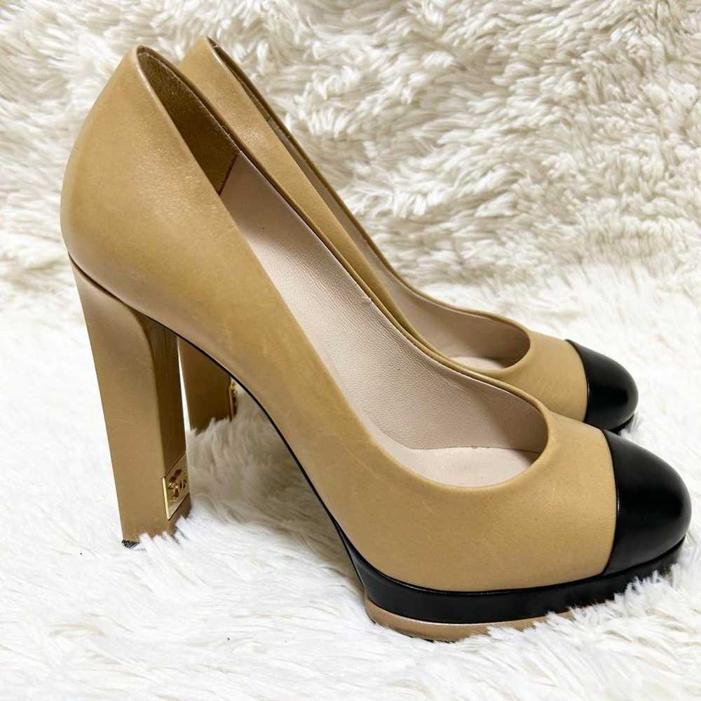 【Luxury】CHANEL Coco Mark Pumps High Heels Size 37… - image 6