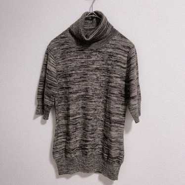 Seven ID Concept Short Sleeve Knit Turtleneck Gra… - image 1