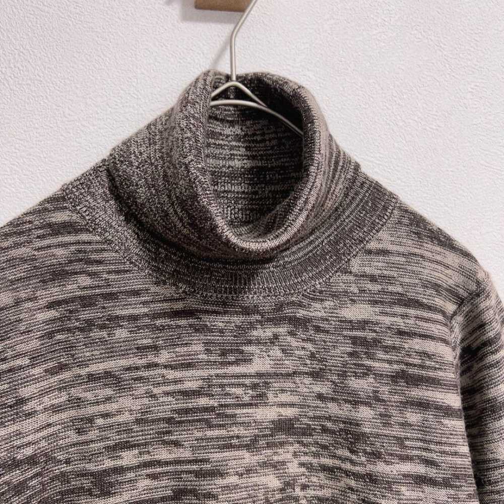 Seven ID Concept Short Sleeve Knit Turtleneck Gra… - image 7